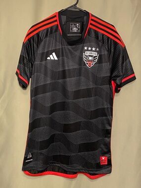 Adidas DC United 2024-25 Authentic Home Soccer Jersey HZ6230 Size L NWT